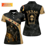 Texas Hold'em Poker Shirt, Skeleton Playing Poker Gifts For Poker Lovers