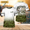 Maxcorners Reel Cool Dad Fishing SPF Shirt For Men, Custom Fishing Shirts, Fisherman Outfit, Mens Casual Shirts