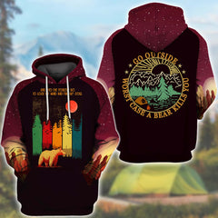 Maxcorners Camping 3D All Over Printed Shirt VTHD33