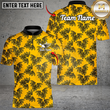 Maxcorners Bowling Lace Bats Personalized Name, Team Name 3D Shirt