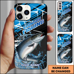 Maxcorners Chinook Fishing Dynamic Splash Sport Style Personalized Name Phone Case