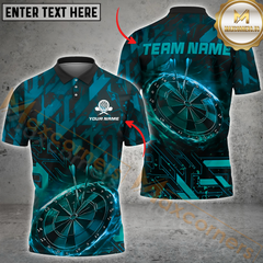 Maxcorners Blazing Arrow Darts Jersey Multicolor Option Customized Name, Team Name 3D Polo Shirt