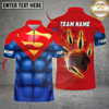 Maxcorners Bowling Hero Armor Flaming Strike Personalized Name 3D Unisex Shirt