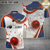 Maxcorners Bowling Strike Multicolor Customized Name, Team Name 3D Shirts