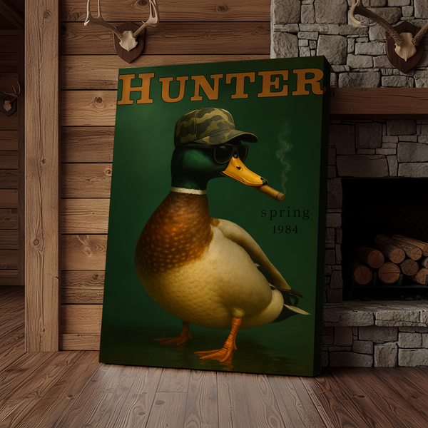Maxcorners Duck Hunter Magazine 3D Wrapped Canvas