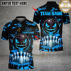 Maxcorners Bowling Angry Mad Bowl Ball And Pins Multicolor Customized Name, Team Name 3D Shirts