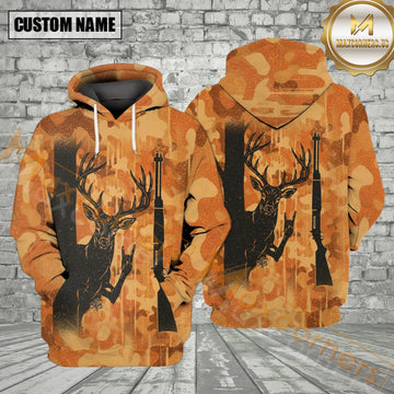 Maxcorners Peek-A-Boo Rock n Roll Deer All Over Print Shirt
 Best Gift For Hunter