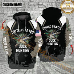 Maxcorners United States Duck Hunting All Over Print Shirt Best Gift For Hunter