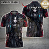 Maxcorners Darts Gothic Girl Roses Dartboard Multiple Options Personalized Name, Team Name 3D Shirt