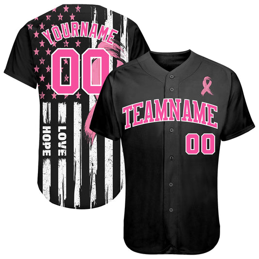 Maxcorners Custom Navy White Pinstripe Vintage USA Flag-Cream Premium Baseball Jerseys LM0210