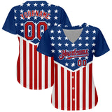Maxcorners Custom Black Old Gold-White 3D American Flag Premium Baseball Jerseys LM0210