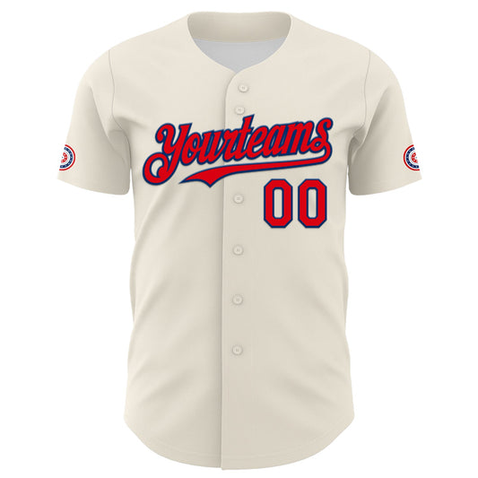 Maxcorners Custom Black Fire Red-Royal 3D Patriotic American Flag And Muscle Car Premium Baseball Jersey LM0210