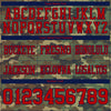 Maxcorners Custom Camo Red-Navy 3D Pattern Salute To Service Authentic Football Jersey LM2605