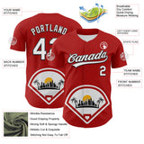 Maxcorners Custom Red White Gray Yellow-Black 3D Urban City Edition Sports Premium Baseball Jersey LM0210