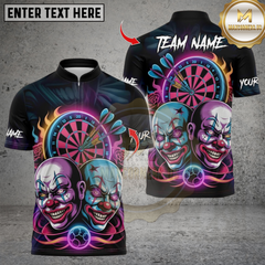 Maxcorners Darts Bullseye Maniacs Dartboard Personalized Name, Team Name 3D Shirt