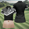 Maxcorners Personalized Fair Skin Beer Belly Golf Polo Shirt, Golf Tops For Women, Women's Golf Apparel LM1507