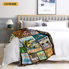 Maxcorners There Aren't Many Things I Love More Than Fishing Custom Name Blanket, Fishing Blanket, Gift For Fishing Lover LM0201
