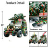 Maxcorners Custom Name Jeep Ornament, Christmas Gift for Jeep Lover15 2D Flat LM2111