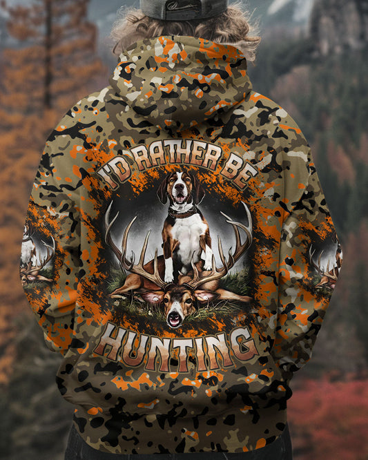Maxcorners I'd Rather Be Hunting Deer Foxhound Dog All Over Print LM1601