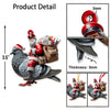 Maxcorners Custom Name Postman Ornament, Postman Christmas Gift 2D Flat LM2111