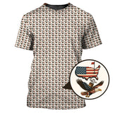 Maxcorners American golf shirt, USA Golf Shirts For Golfer, Pattern Golf Shirt, Men Golf Gift