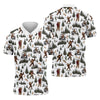 Maxcorners Bigfoot Sasquatch Men's Golf Polo Shirt, Funny Golf Shirt, Men Golf Gifts