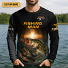 Maxcorners I Like Fishing And Believe In Jesus Shirts, SPF Long Sleeve Shirts, Fishing Shirts For Men, Fisherman Gift