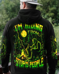 Maxcorners I'm Hiding From Stupid People Bigfoot All Over Print LM1601