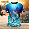 Maxcorners Just Another Beer Drinker With A Fishing Problem Marlin Fishing Shirt, Funny Fishing Shirt, Men's Fishing Shirt