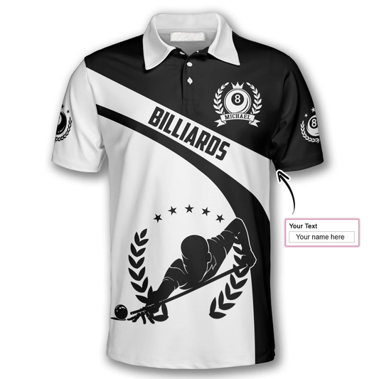 Maxcorners Cool Dad Billiard Personalized 3D Unisex Shirt