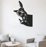 Maxcorners Funny Donkey Metal Sign WITH LED/WITHOUT LED - Hilarious Farm Yard Decor, Gag Gift for Ranch Owners & Outdoor Spaces LM0110