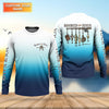 Maxcorners Personalized Fishing Shirt, Christian Fishing, Hooked On Jesus, Faith Fisherman Shirt, Fishing Gifts For Men