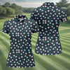 Maxcorners Boho Succulent And Cactus Hawaiian Golf Shirt, Golf Polo For Women, Printed Golf Shirt LM1507