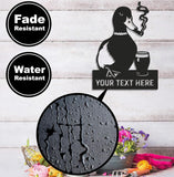 Maxcorners Personalized Funny Duck Metal Sign WITH LED/WITHOUT LED – Unique Hunting Lodge Wall Decor, Gift for Hunters LM0110