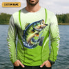 Maxcorners Largemouth Bass Fishing, Hooded UPF Shirt, Long Sleeve Fishing Shirts, Best Fishing Gifts