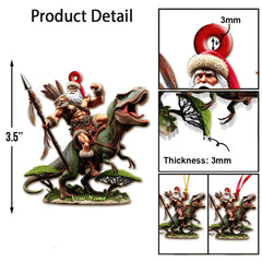 Maxcorners Custom Name Dinosaur, Prehistoric People Ornament 2D Flat LM2111