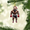 Maxcorners Custom Name Boxing Ornament, Christmas Gift for Boxing Lover 2D Flat LM2111