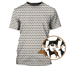 Maxcorners Pattern Golf Shirt For Men, Dog Golf Shirt, Crazy Golf Shirt For Golfers