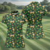 Maxcorners Everyone Is Irish Today Shamrock St Patrick's Day Dark Green Golf Shirt, Women's Golf Tops, Ladies Golf Polos
