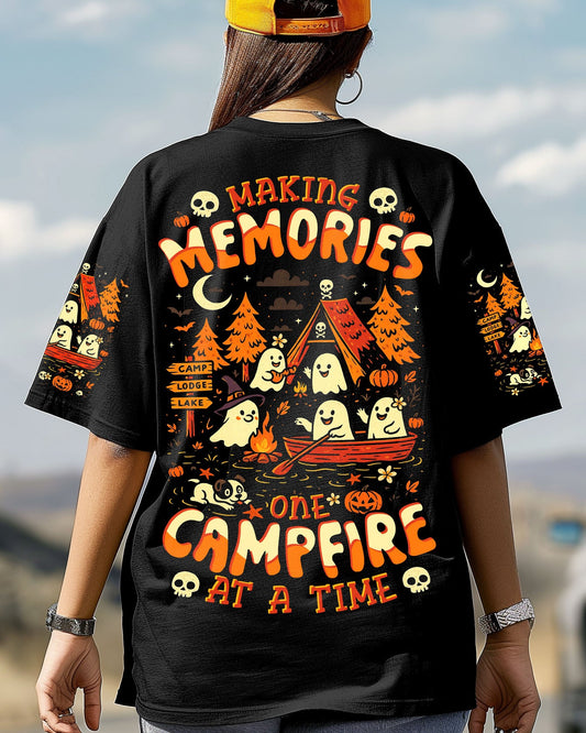 Maxcorners Making Memories One Campfire At A Time Boo Halloween All Over Print - Tltr1607252 LM1501