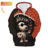 Maxcorners Hold Em Snoopy Custom Name Poker Shirt - Funny Chip Tee - Casino Gift for PlayersLM1009
