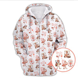 Maxcorners Flamingo Golf Shirt For Golfers, Funny Womens Golf Polos, Pattern Ladies Golf Shirt