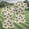 Maxcorners Cool Duck Surf Van Beach Golf Shirt, Women’s Golf Polo, Ladies Golf Tops, Printed Golf Shirt LM1507