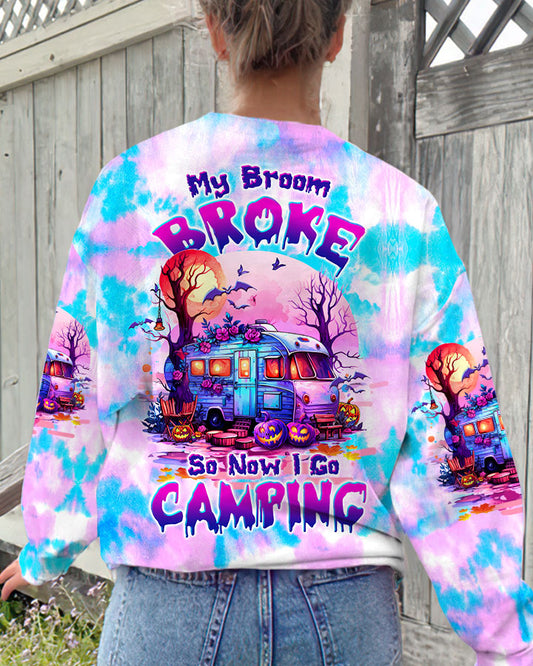 Maxcorners My Broom Broke So Now Halloween Camping All Over Print LM2101