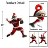 Maxcorners Custom Name Baseball Santa Ornament, Baseball Lover Christmas Gift 2D Flat LM2211