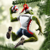 Maxcorners Custom Name Stink Christmas Handball Ornament, Christmas Gift for Handball Lover 2D Flat LM2111