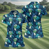 Maxcorners Funny Zombie Hulk Hand Tropical Golf Polo Shirt, Golf Shirts For Women, Women's Golf Apparel LM1507