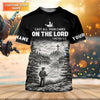 Maxcorners Cast All Your Cares on the Lord, Christian Fishing UPF Shirt, Funny Fishing Shirt