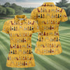 Maxcorners Funny Adult Party Bottle Pattern Golf Shirt, Golf Shirts For Women, Ladies Golf Top LM1507