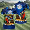 Maxcorners Parrot Drinking Cocktail Tiki Bar Not Waiting Til 5 Golf Shirt, Women’s Golf Polo, Golf Tops For Women, Printed Golf Shirt LM1507